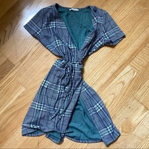 Zara plaid dress
